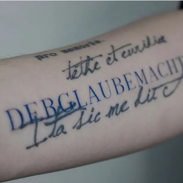 Lettering