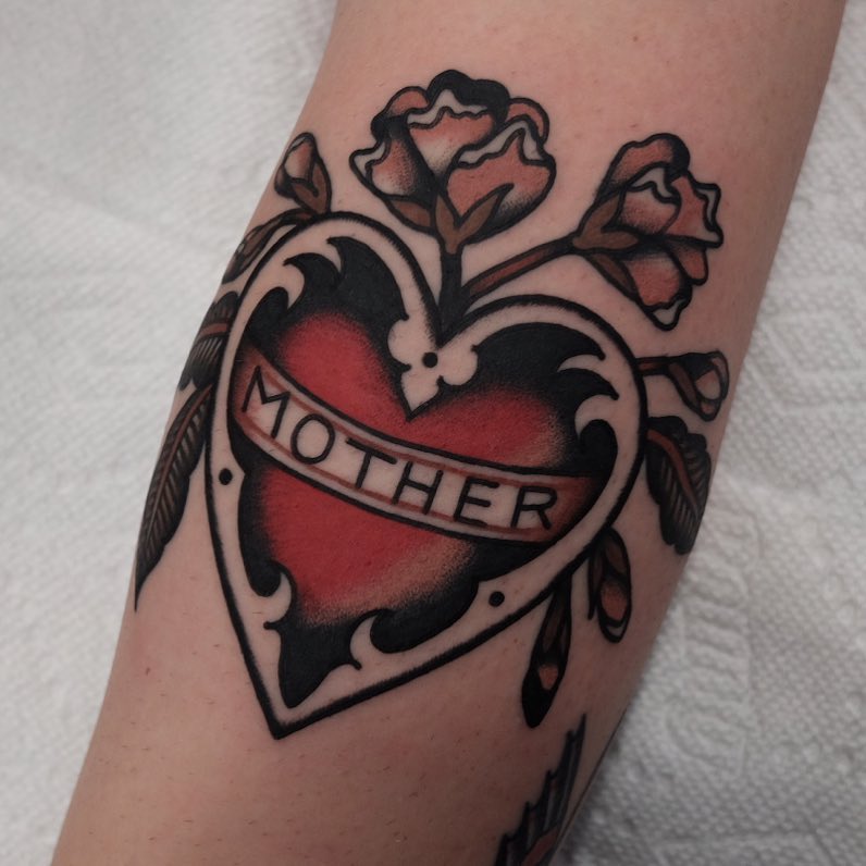 Flower, Rose, Lettering