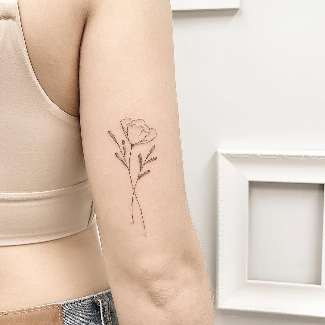 Lettering, Flower