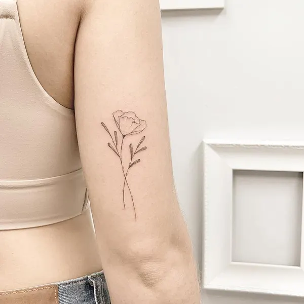 Lettering, Flower