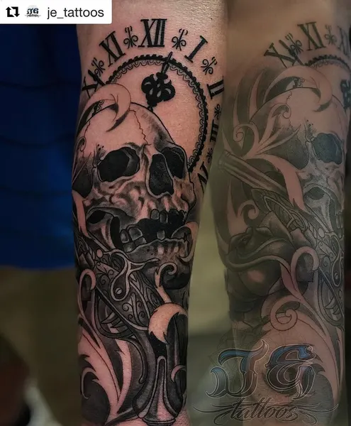 Game Face Tattoo