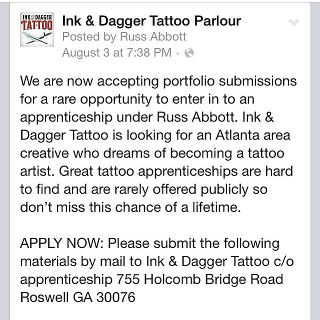 Ink and Dagger Tattoo