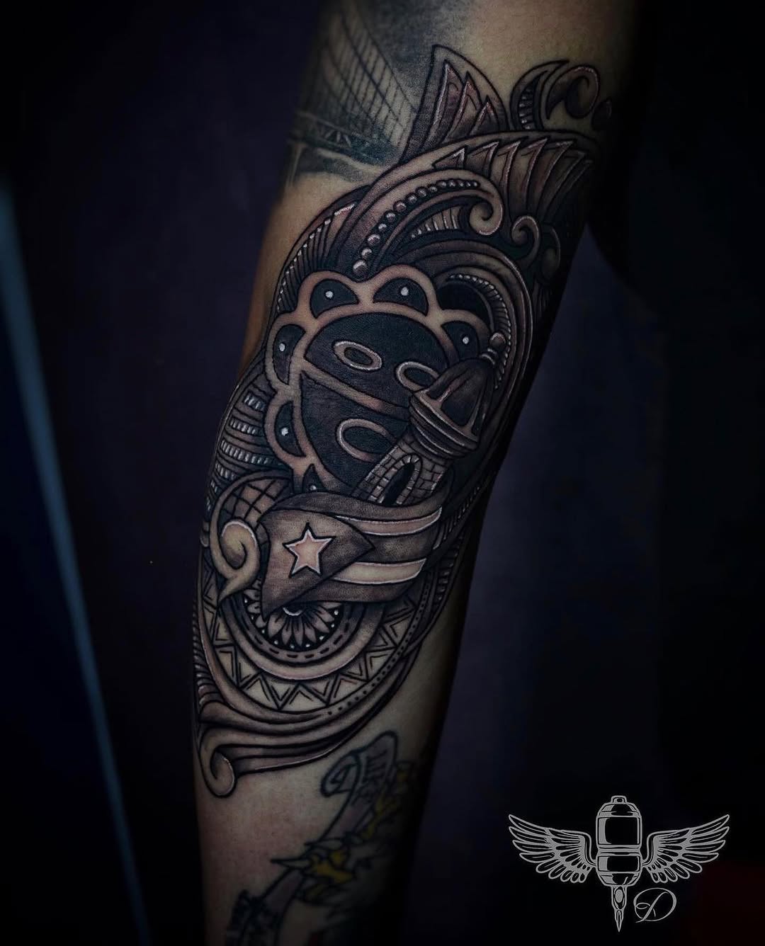 Game Face Tattoo