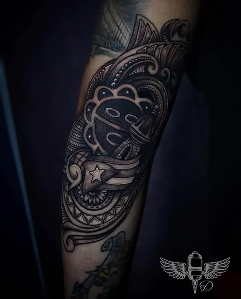 Game Face Tattoo