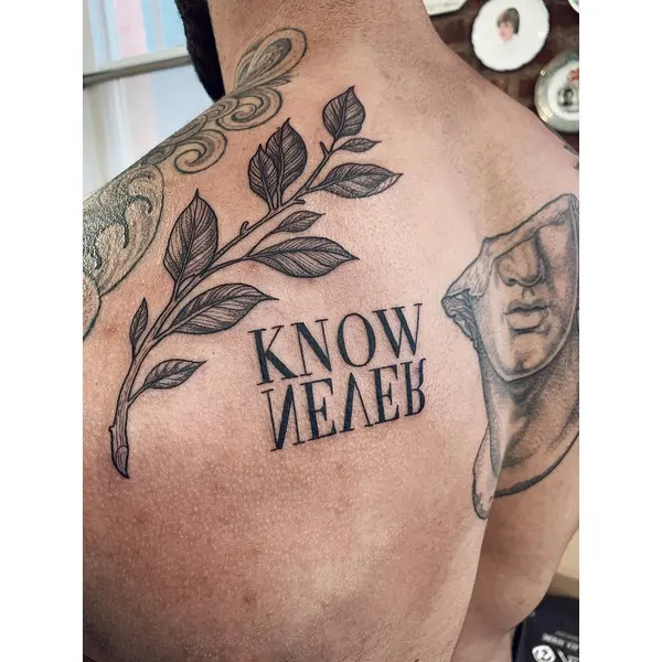 Flower, Nature, Lettering