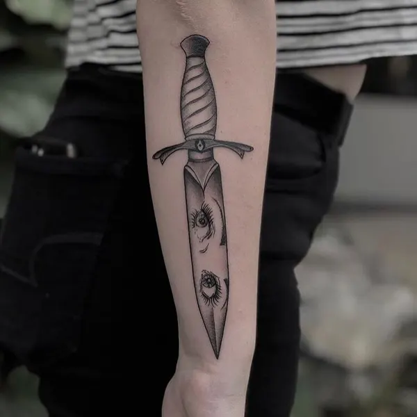 Ink and Dagger Tattoo