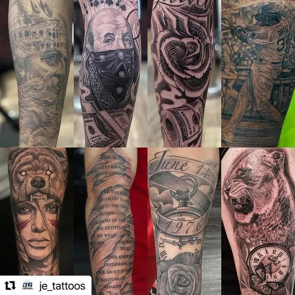 Game Face Tattoo