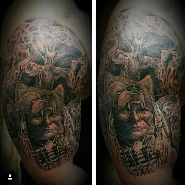 Game Face Tattoo