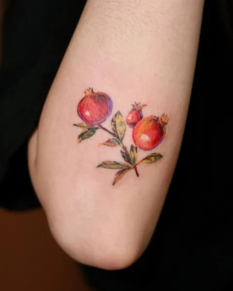 Flower, 사과, 과일, 체리, 석류