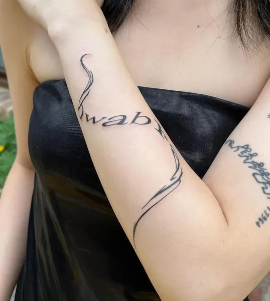 Lettering, 리본
