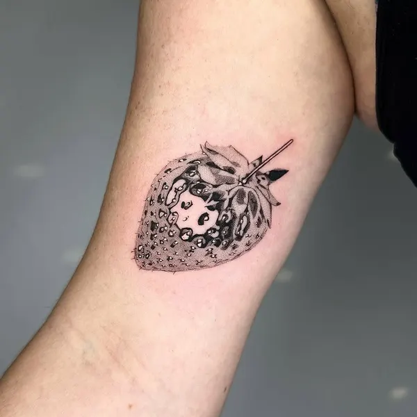 Flower, 딸기, 과일