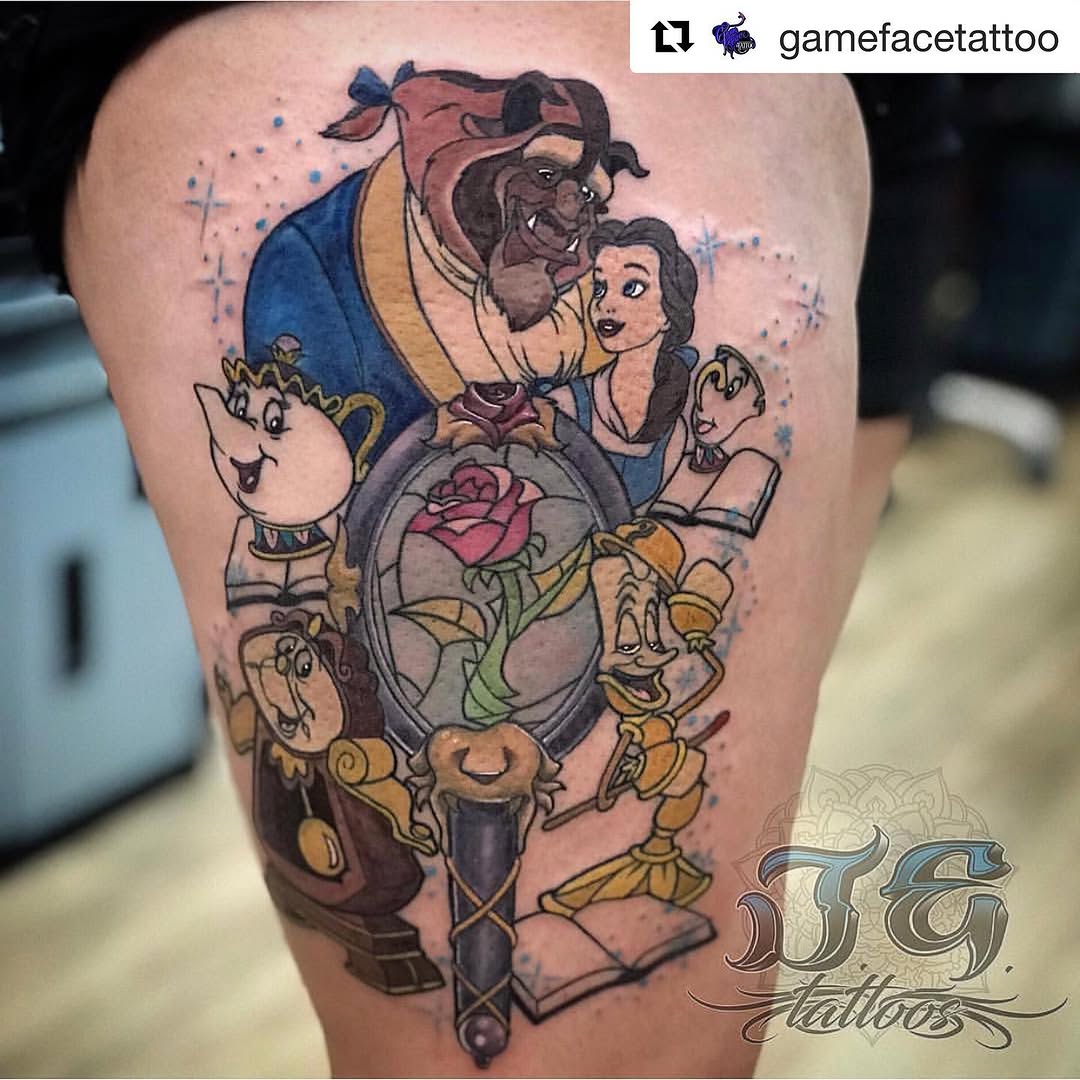 Game Face Tattoo