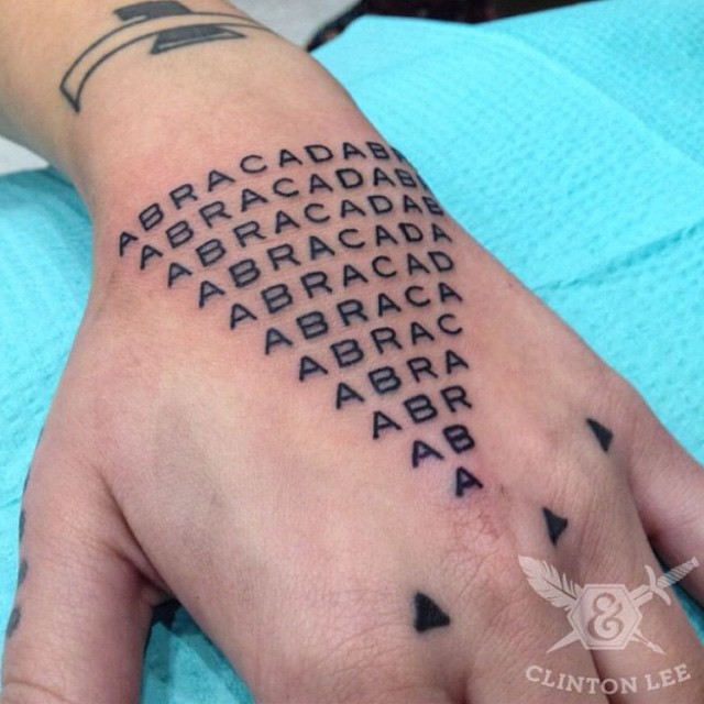 Lettering, Mini