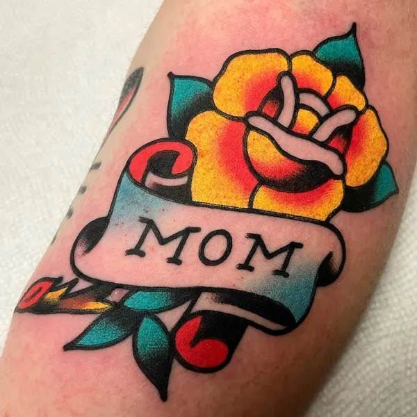 Flower, Rose, Lettering