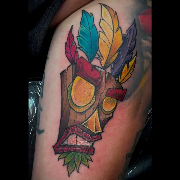 Game Face Tattoo