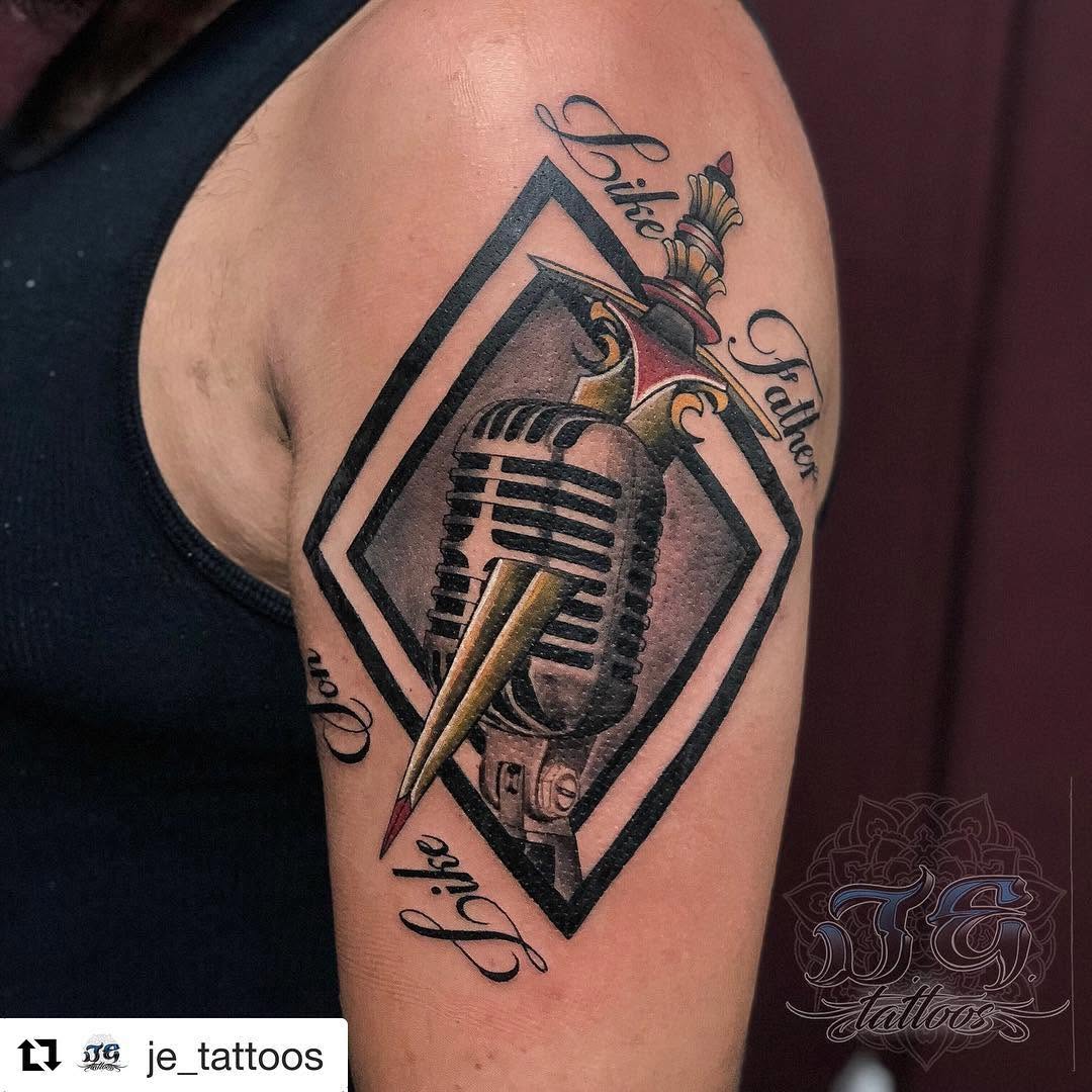 Game Face Tattoo