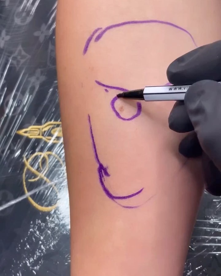 Game Face Tattoo