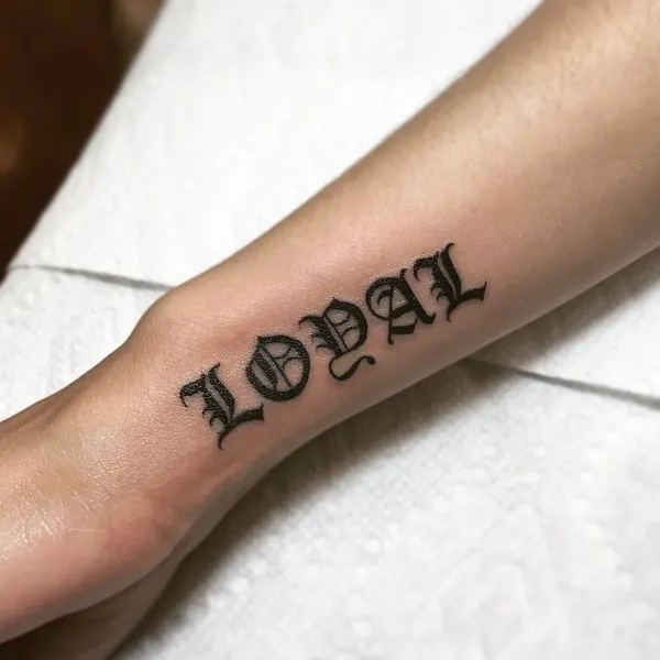 Lettering, 단어, 이름, 타자기 폰트