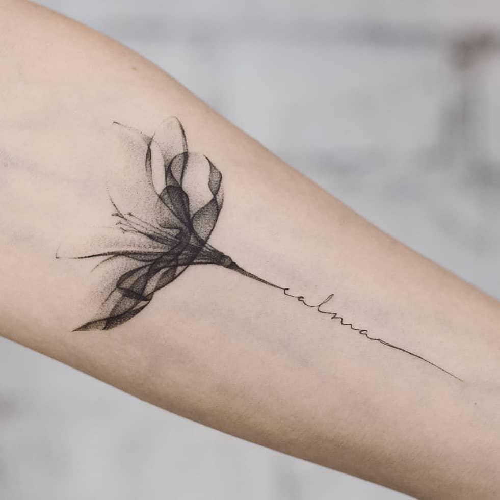 Lettering, Flower