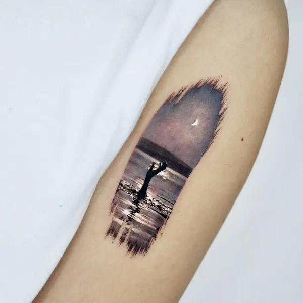 비, 거울, 구름