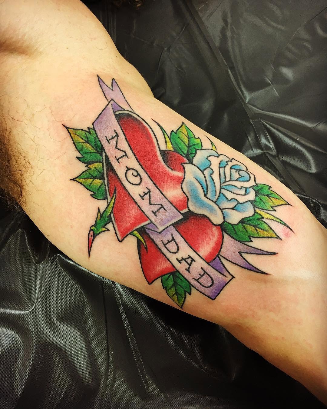 Flower, Rose, Lettering