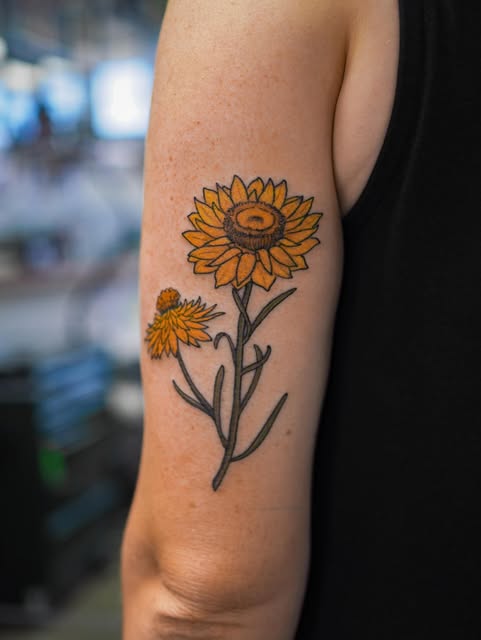 해바라기, Flower