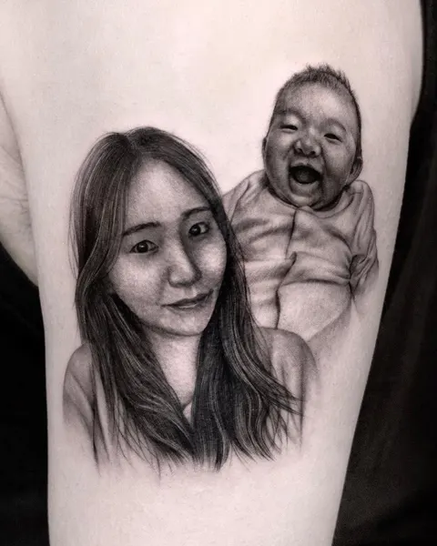 가족, 가족 타투, 아버지
