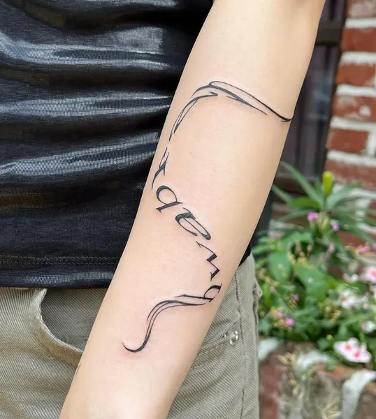Lettering, 리본