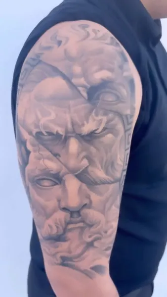 Game Face Tattoo