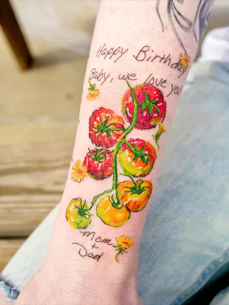 Flower, 딸기, 사과