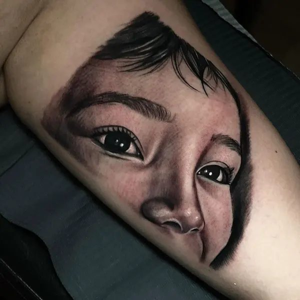 Game Face Tattoo