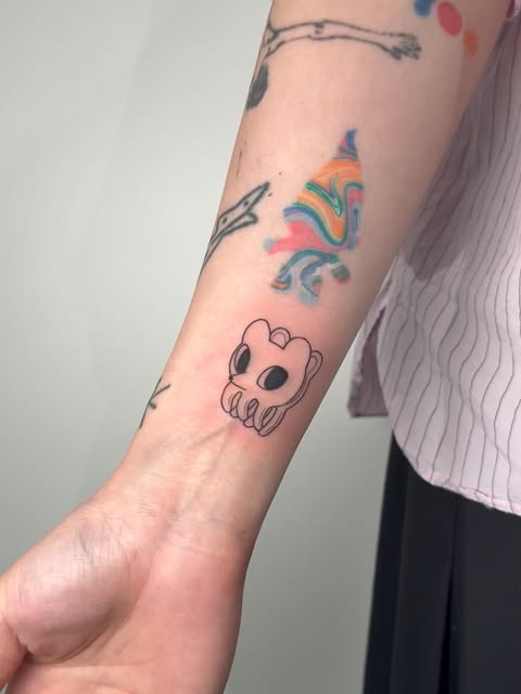 Flower, Skull, Animal
