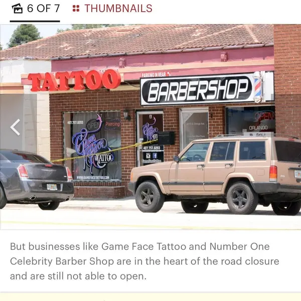 Game Face Tattoo