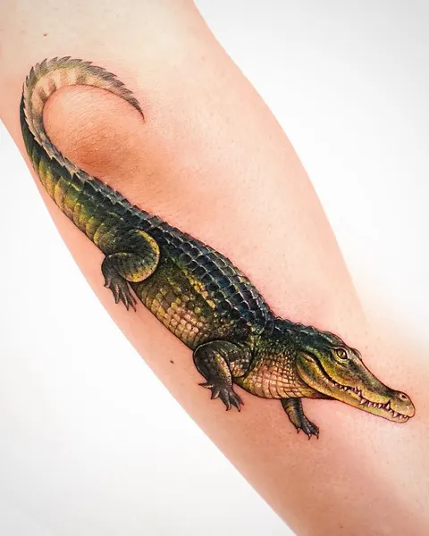 Dragon, 악어