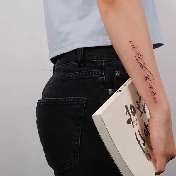 책, Lettering, Flower, 서예