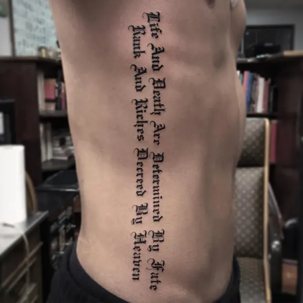 Lettering