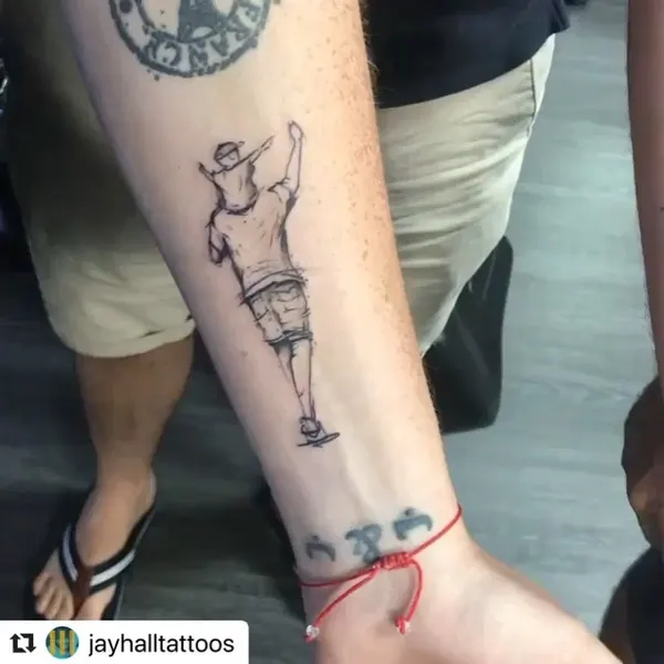 Game Face Tattoo