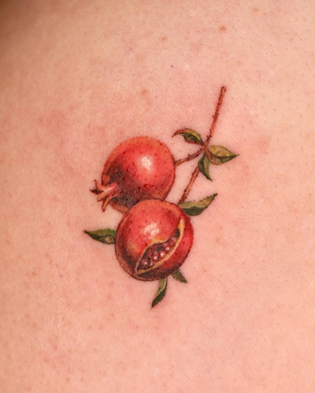 Flower, 석류, Rose, 사과, 과일