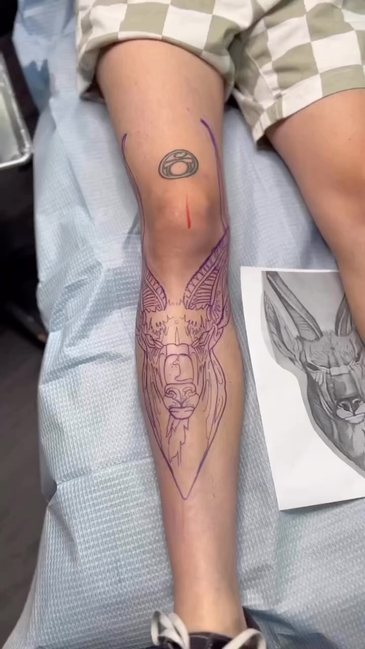 Game Face Tattoo