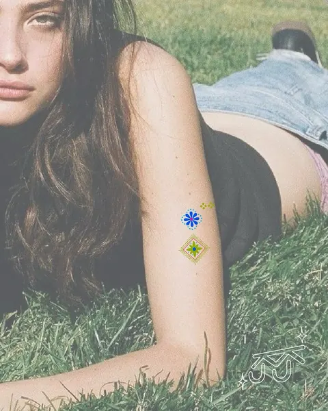 Flower, Geometric, Mini