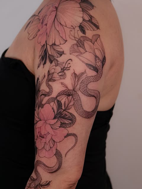 Flower, Dragon, Rose