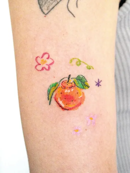 Flower, 딸기, 사과, 체리