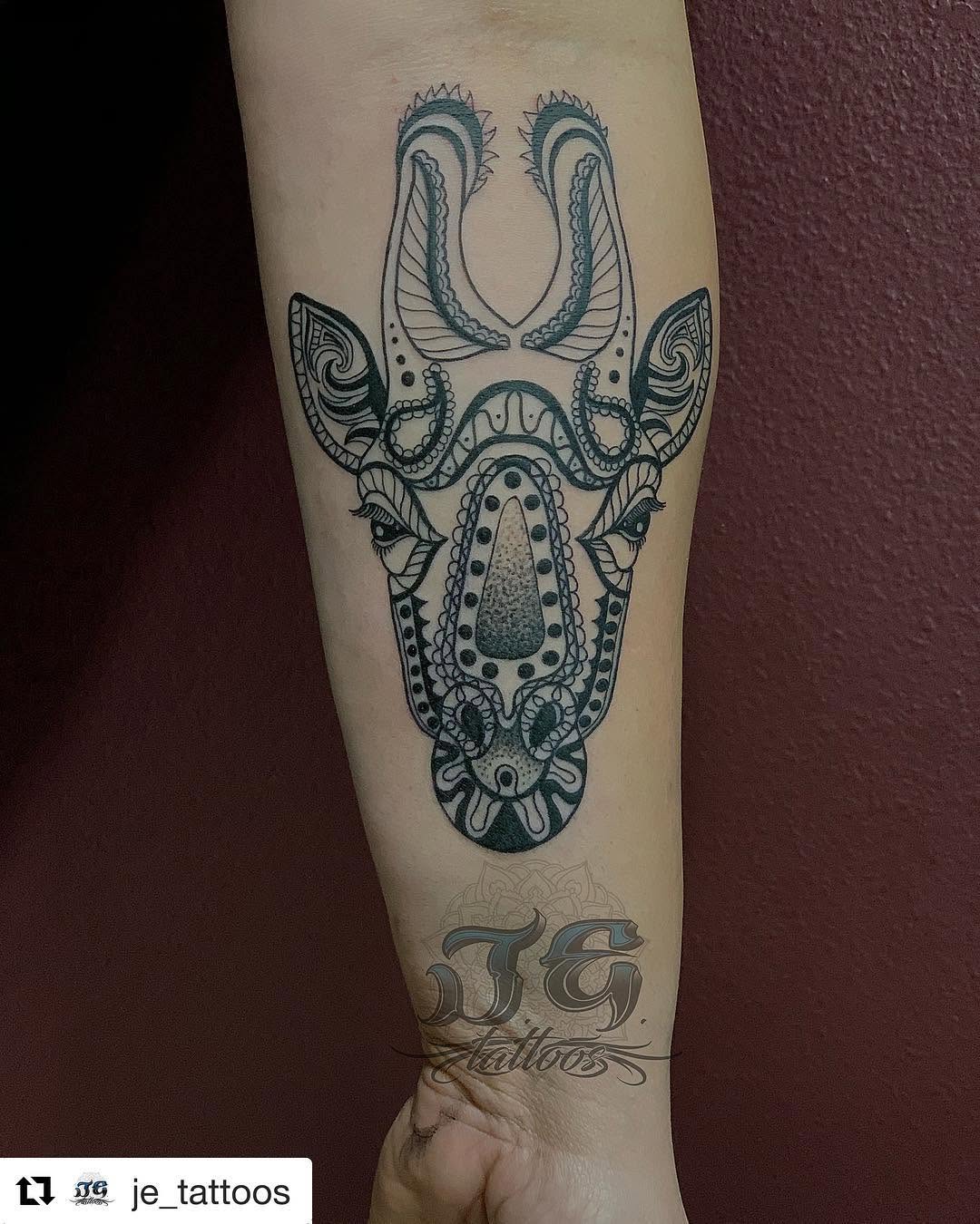 Game Face Tattoo