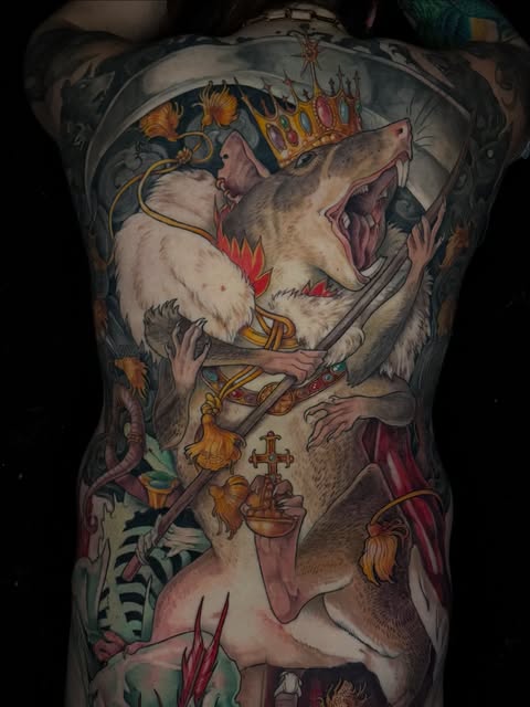 Flower, Animal, 사무라이, Tiger