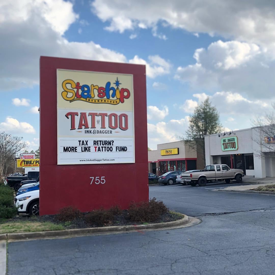 Ink and Dagger Tattoo