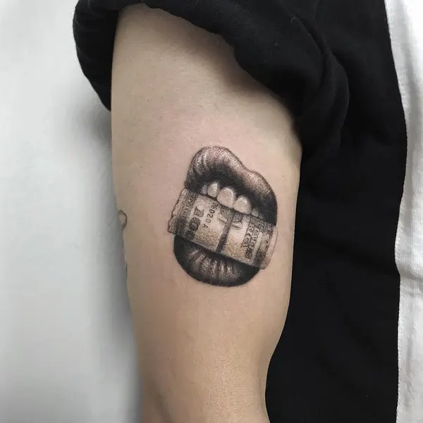 입술, 펑크, 립스틱