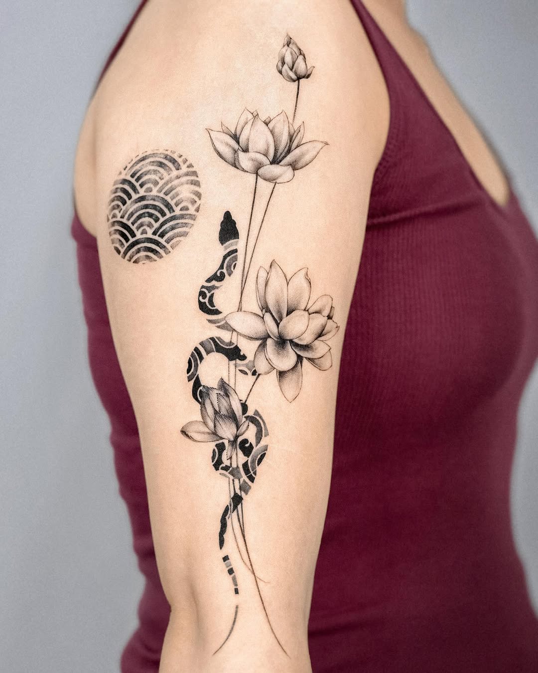 Dragon, Rose, Flower