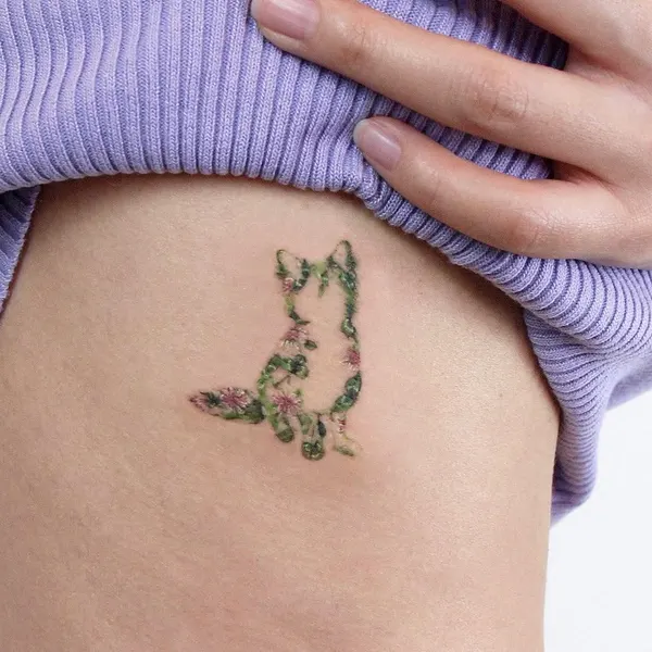 잎, 풀, 허브, 은행잎, 올리브 가지, Nature, 덩굴, 고사리, 나뭇가지, 작은 타투