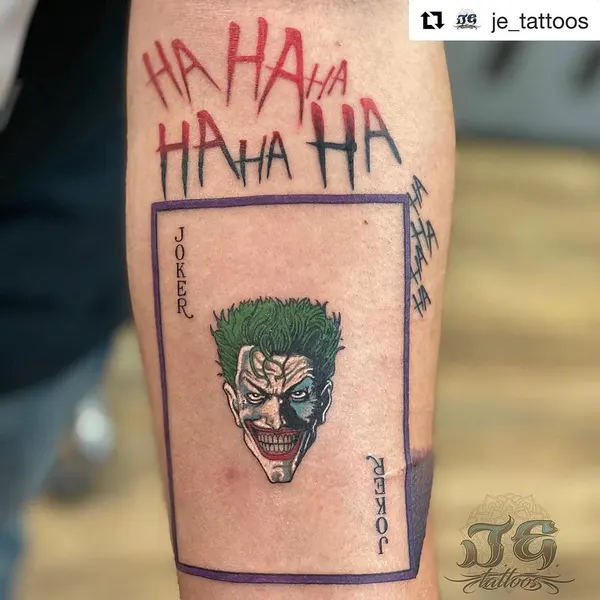 Game Face Tattoo