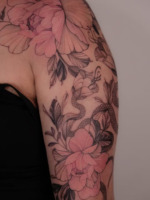 Flower, Dragon, Rose